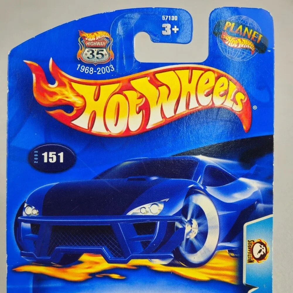 2003 Hot Wheels #151 Wastelanders 1958‎ Chevy Corvette - MINT - (K230)